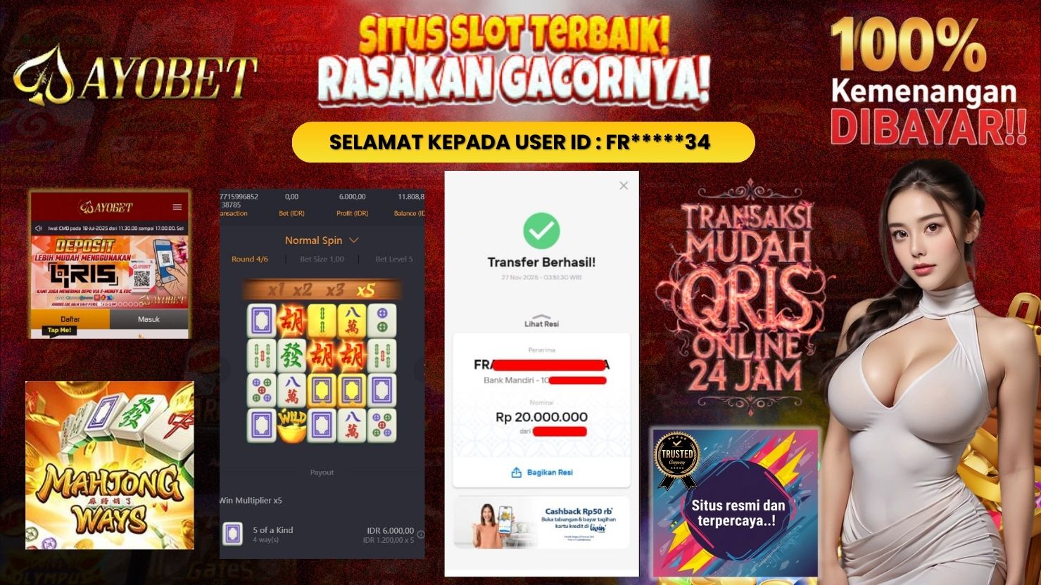 AYOBET JACKPOT SLOT MAHJONG WAYS